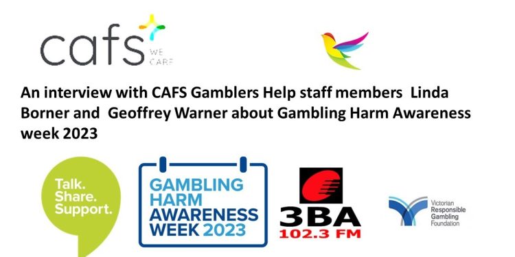3BA Interviews CAFS for Gambling Harm Awareness Week 2023