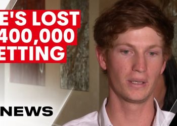 Former gambling addict shares personal story at Parliament House in Canberra | 7NEWS