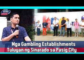 Pasig Mayor Vico Sotto Orders Closure of Gambling Establishments | Monday Announcement Live | Latest Pasig News Update 🚫🎲