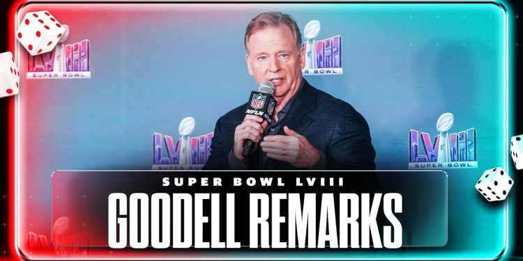 Roger Goodell, NFL Commissioner, discusses Taylor Swift, gambling, and officiating