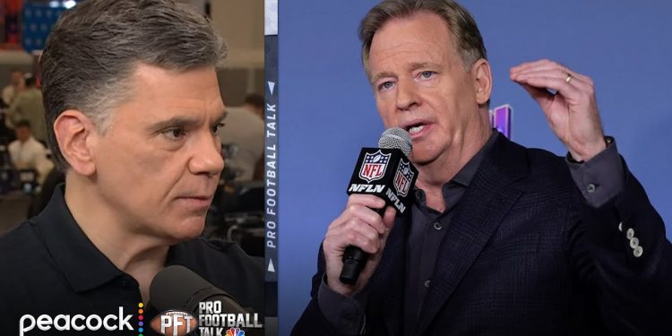 Roger Goodell discusses his 2012 remarks on legalized gambling in interview with Pro Football Talk on NFL on NBC