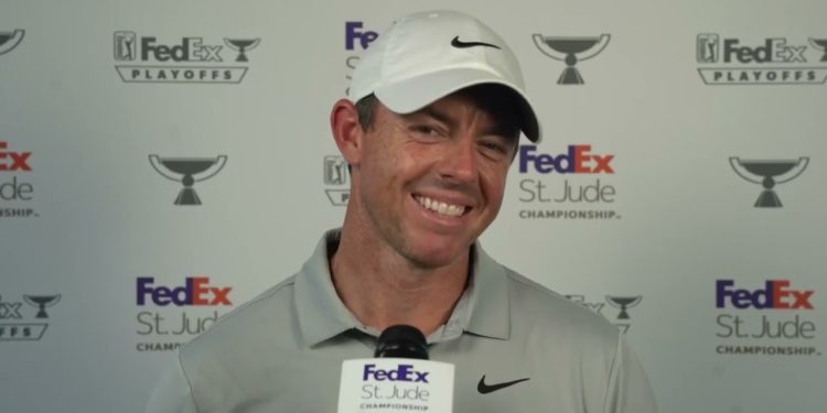 Rory McIlroy Discusses Mickelson’s Gambling and Upcoming Ryder FedEx St. Jude Championship in Thursday Interview