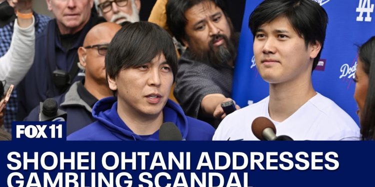 Shohei Ohtani addresses gambling scandal for the first time