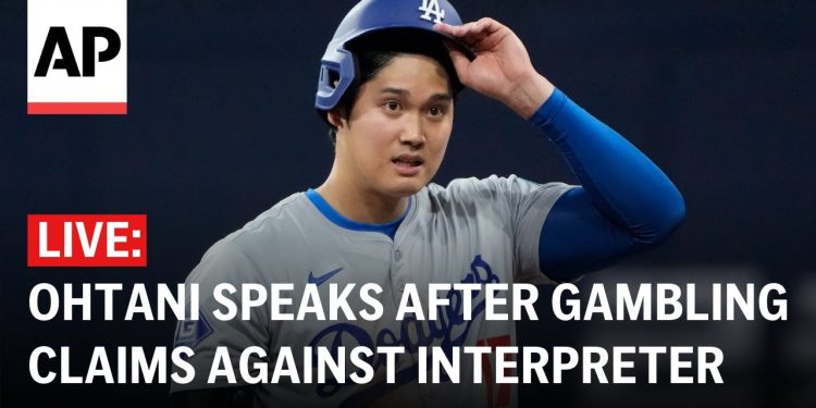 Shohei Ohtani addresses theft and gambling allegations involving interpreter at press conference (Live coverage)