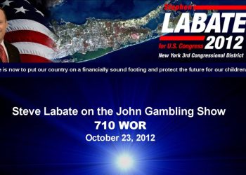 Steve Labate featured on the John Gambling Show, October 23rd, 2012